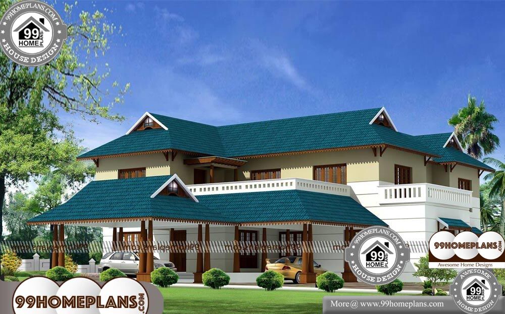 Nalukettu Veedu Plan And Cost with 3D Elevations Low 