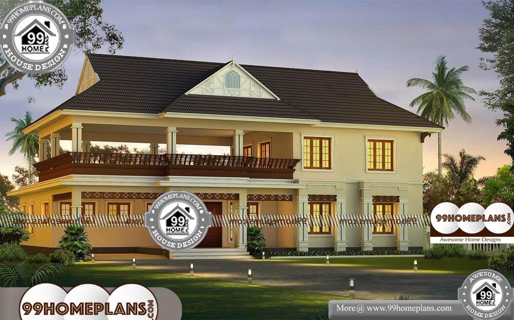 New Home Plans Indian Style - 2 Story 2545 sqft-Home