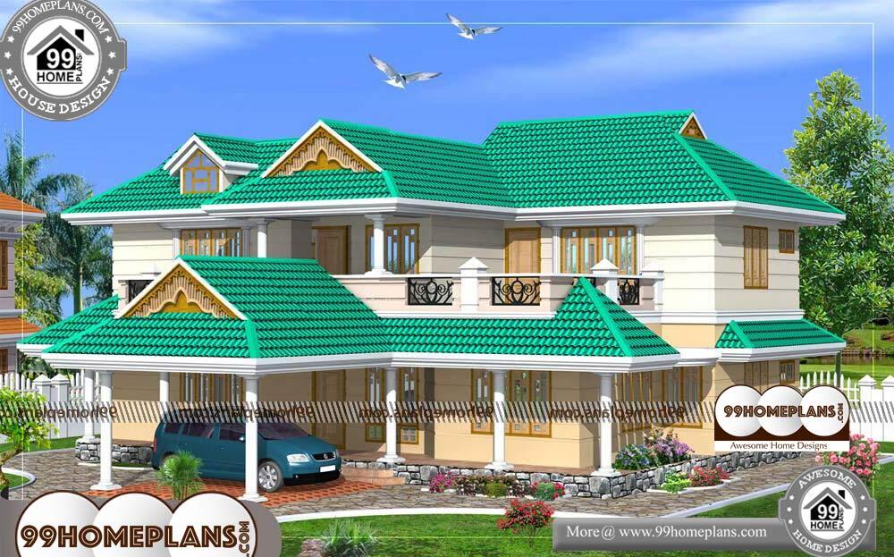 New House Plans In Kerala 2018 - 2 Story 2700 sqft-Home