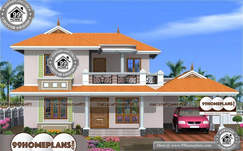 New House Plans Indian Style - 2 Story 2150 sqft-Home