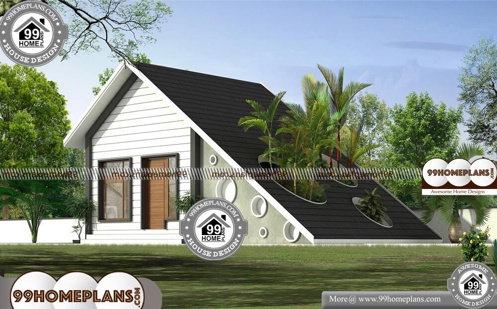 One Bedroom House Plans - Single Story 600 sqft-Home 