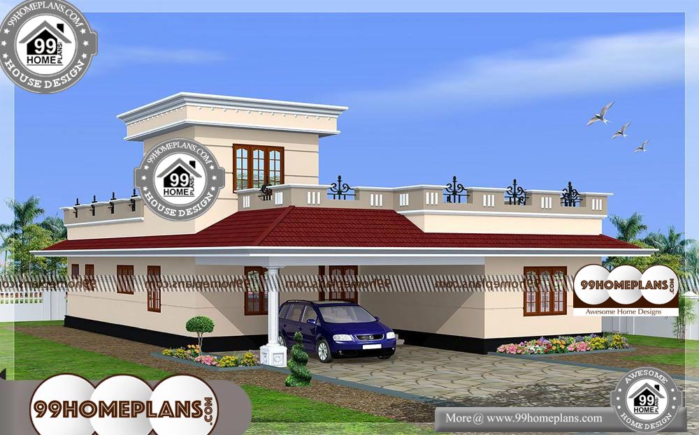 One Story House Designs And Floor Plans - Single Story 1600 sqft-Home
