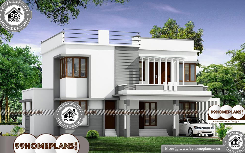 Simple 4 Bedroom House Plans - 2 Story 2512 sqft-Home