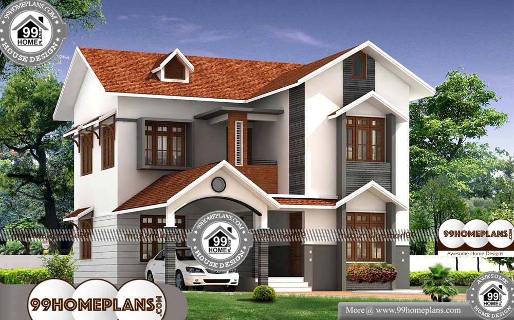 Simple House Plans 4 Bedrooms - 2 Story 2205 sqft-Home