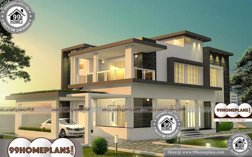 Simple Rectangular House Plans - 2 Story 3093 sqft-Home