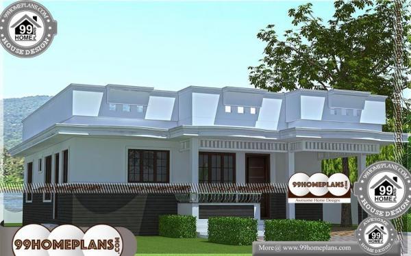 Single Story Home Design Collections Free | 1250 sq ft Modern Plan Ideas