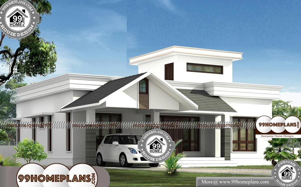 Single Story Modern House Designs - Single Story 1500 sqft-Home