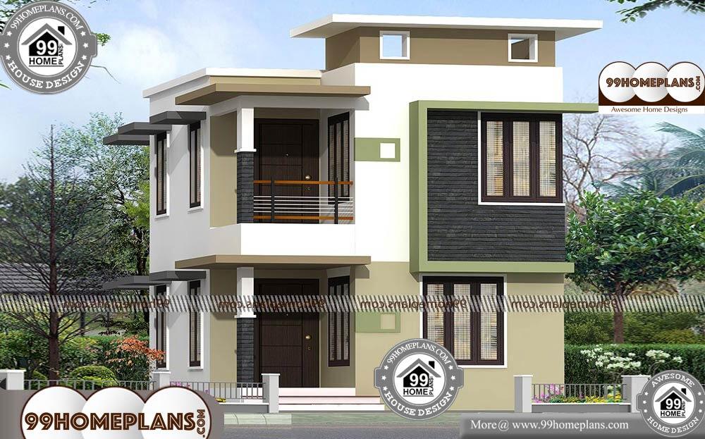 Small 4 Bedroom Home Plans - 2 Story 1631 sqft-Home