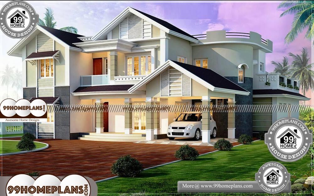 Small Guest House Plans - 2 Story 2542 sqft-Home