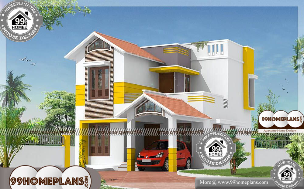 Small Home Designs Modern - 2 Story 1500 sqft-Home