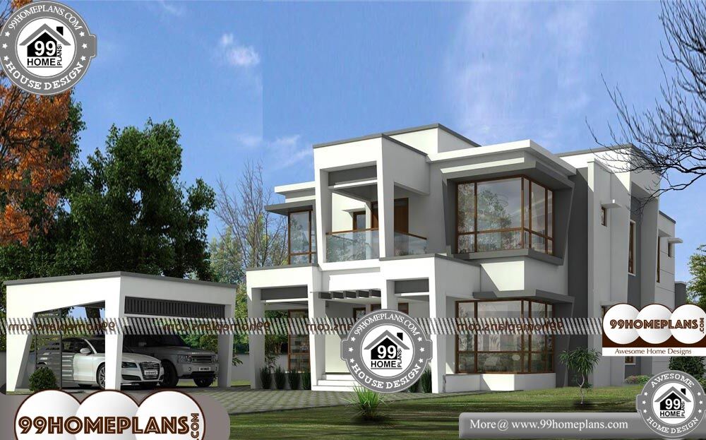 Small House Plans With Garage - 2 Story 3730 sqft-Home