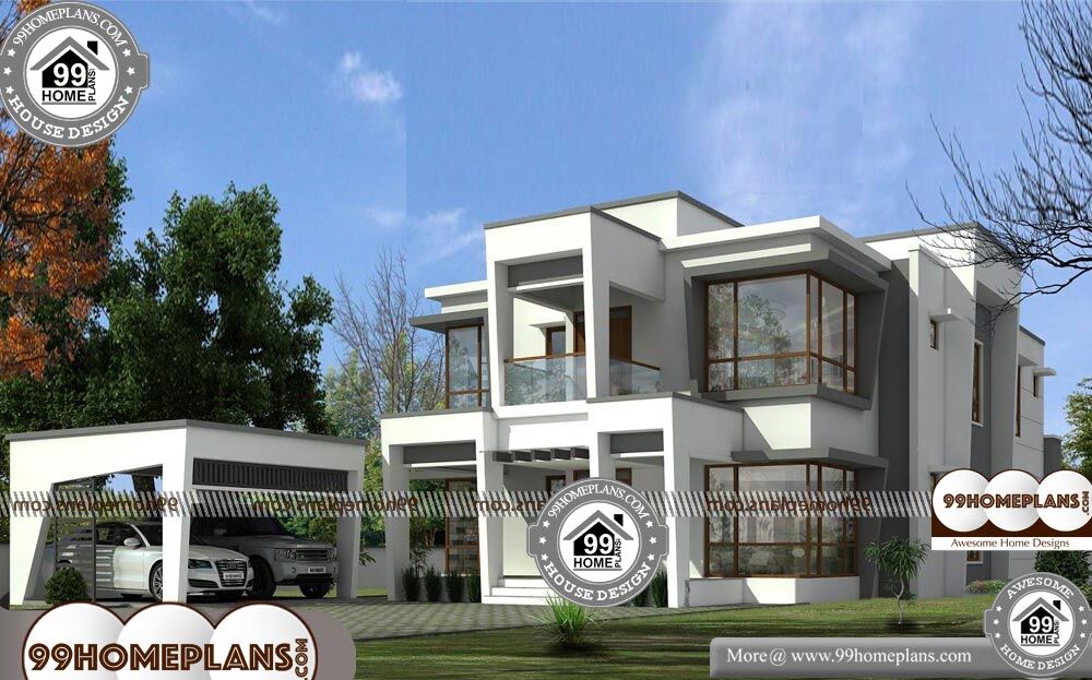 Small House Plans With Garage - 2 Story 3730 sqft-Home