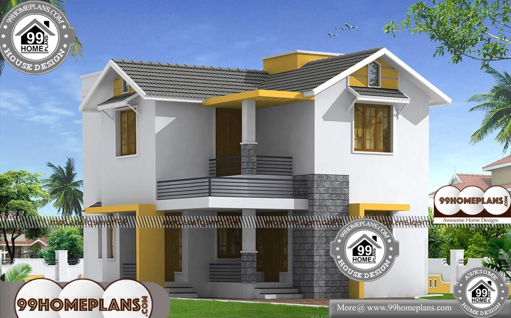 Small Modern Homes Design - 2 Story 1460 sqft-Home