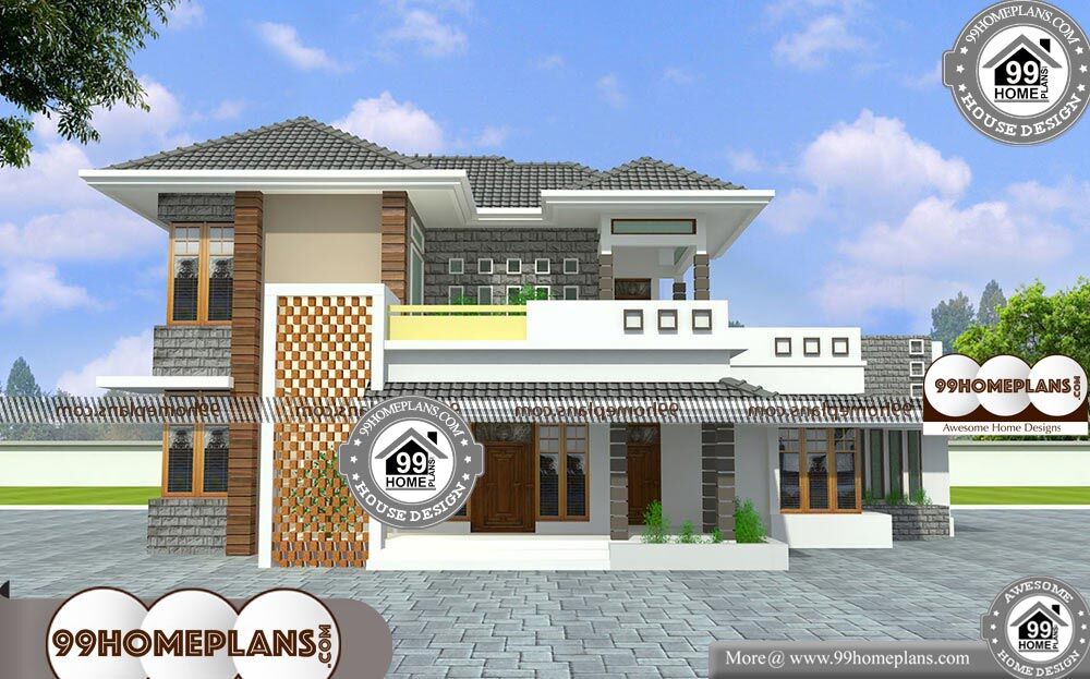South Indian Traditional House Designs - 2 Story 2700 sqft-Home
