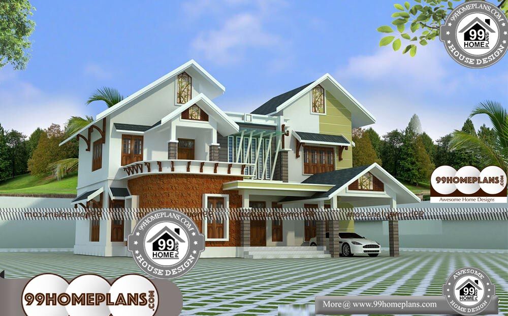 Stone House Designs And Floor Plans - 2 Story 2400 sqft-Home