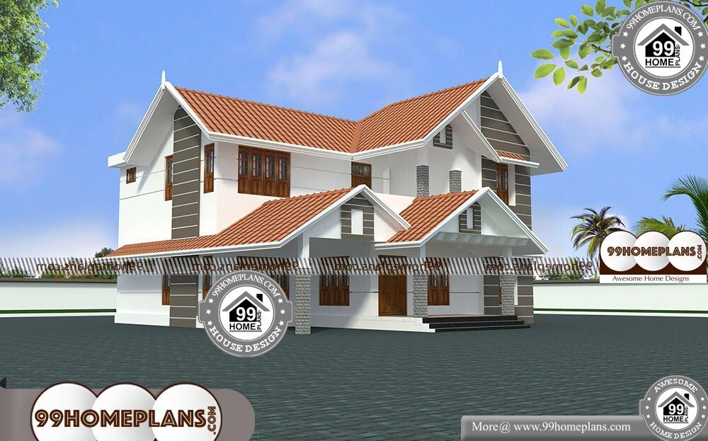Traditional Indian Home Designs - 2 Story 1796 sqft-Home