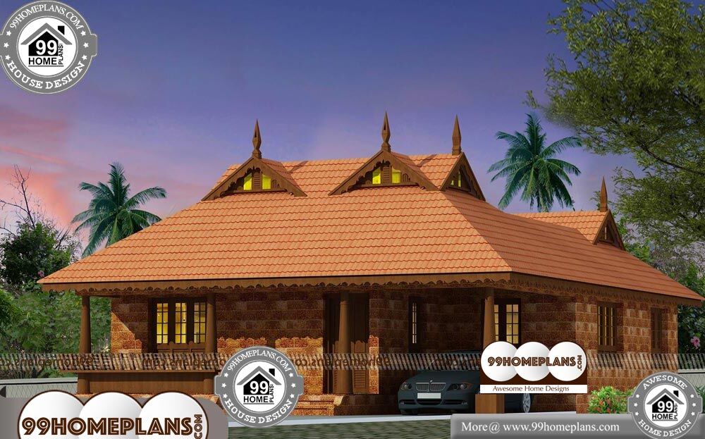 Traditional Kerala Homes - Single Story 1220 sqft-Home
