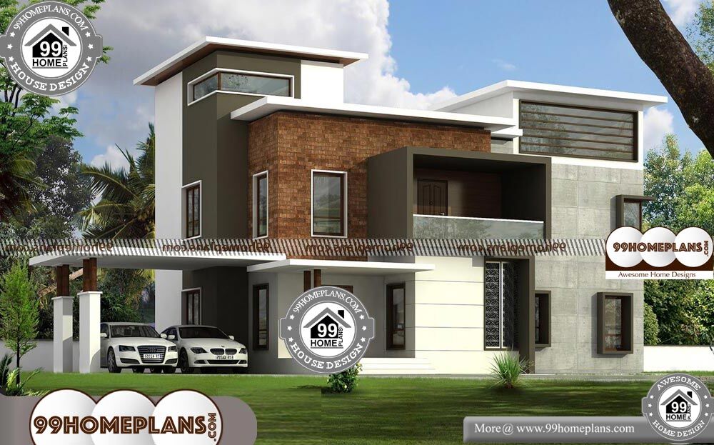Two Storey House Design With Floor Plan - 2 Story 3098 sqft-Home