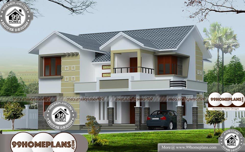 Two Storey House Plans With 4 Bedrooms - 2 Story 2400 sqft-Home