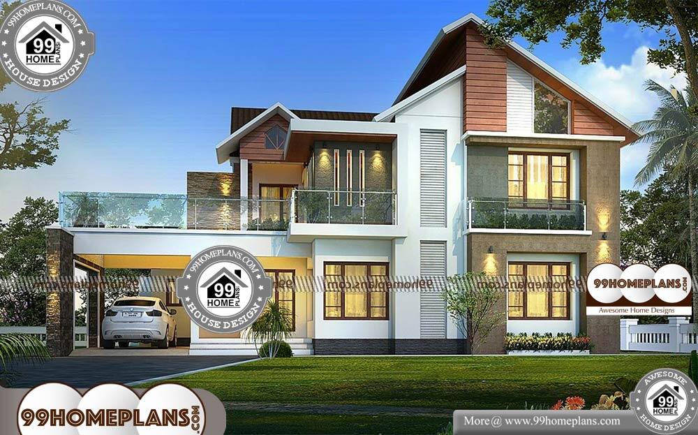 West Facing House Vastu - 2 Story 2950 sqft-Home