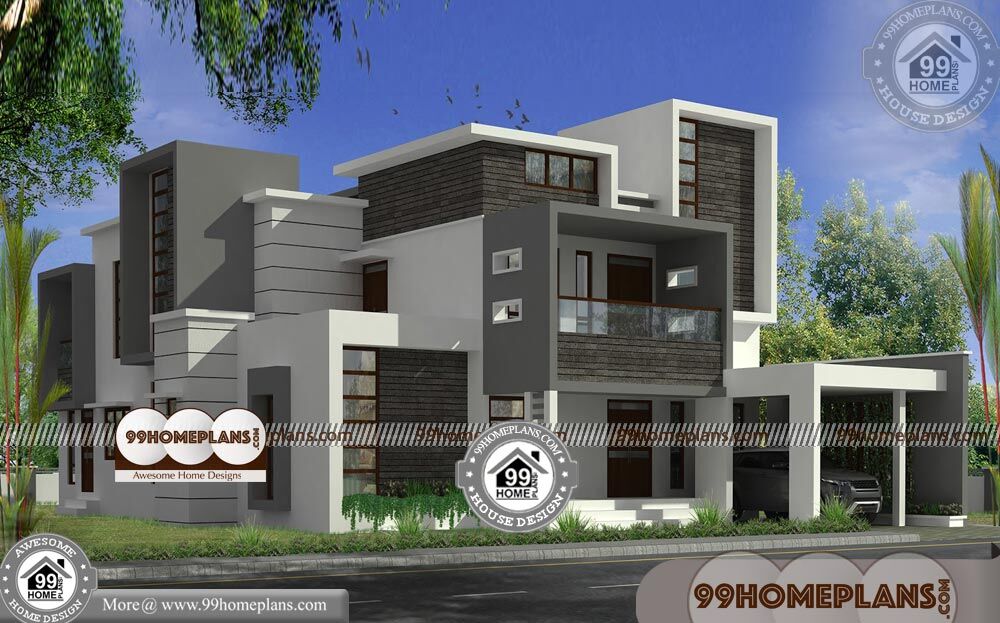  Bungalow  House  Modern Design  Two Floor  Contemporary Flat 