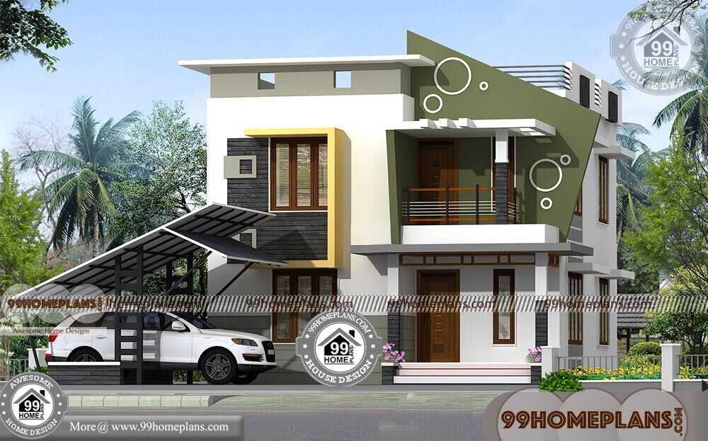 Contemporary Homes In Kerala | Two Floor Modern Interior &amp; Exteriors