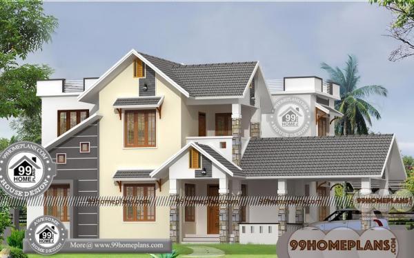Craftsman House Plans with 3D Elevations | Two Story Traditional Homes Craftsman House Plans with 3D Elevations | Two Story Traditional Homes