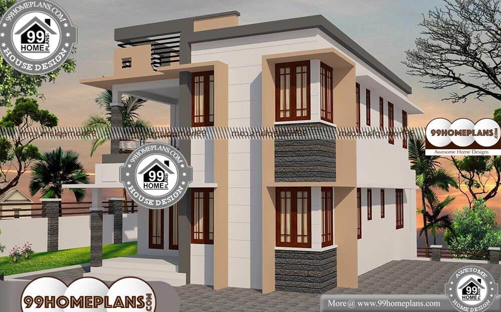 Front Elevation Pictures Indian Style - 2 Story 2486 sqft-Home