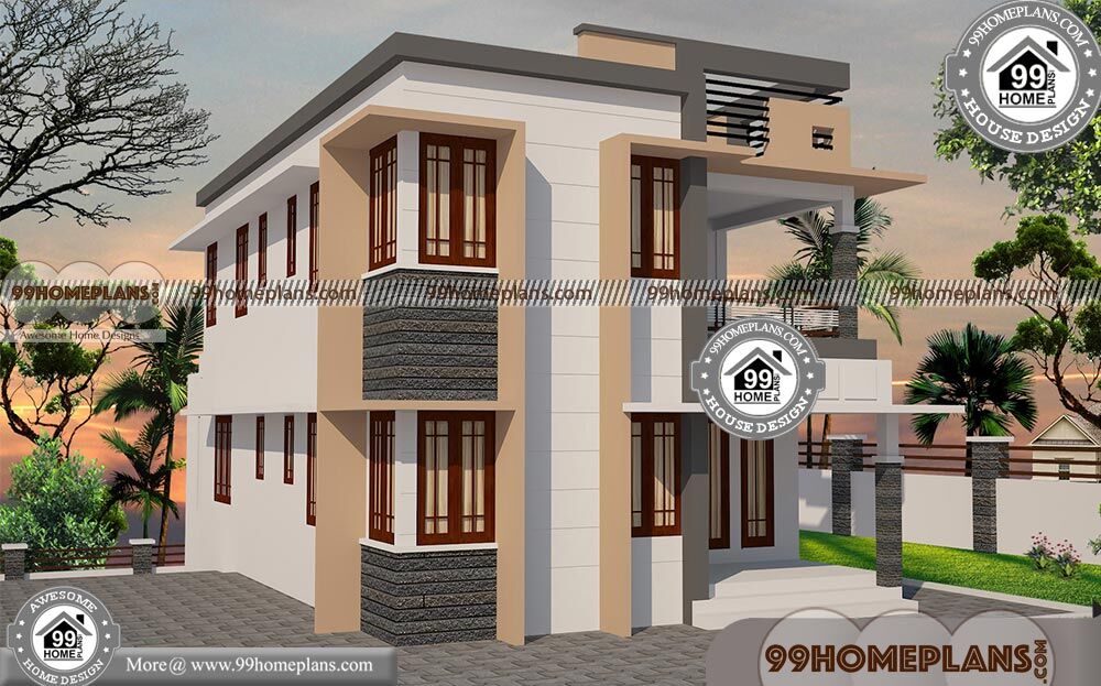 Front Elevation Pictures Indian Style with Double Floor Modern Collections