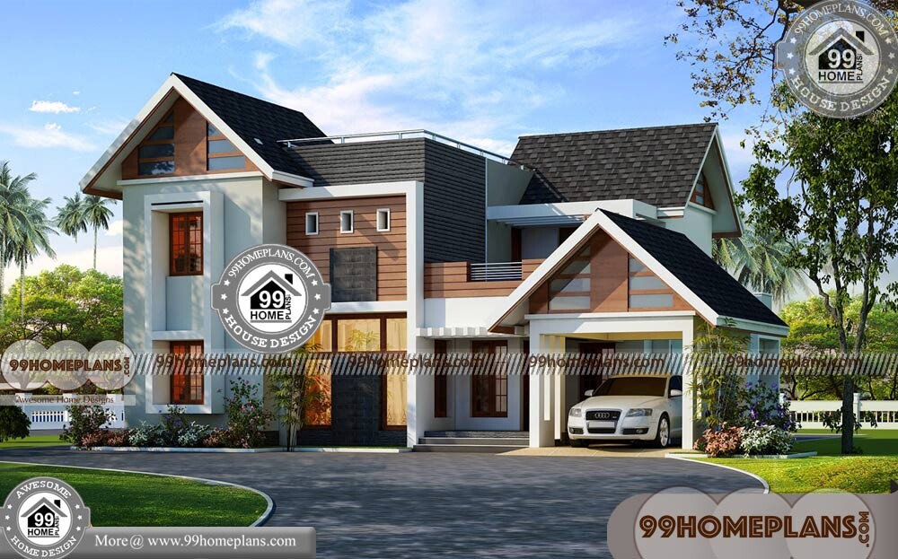  Home  Plans  With Cost  To Build  Two Story Contemporary  