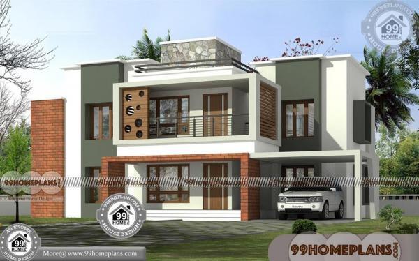 Low Cost 2 Storey House Design With Rooftop