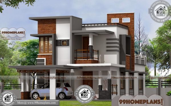 Indian House Front Elevation Designs | Two Story Duplex ...