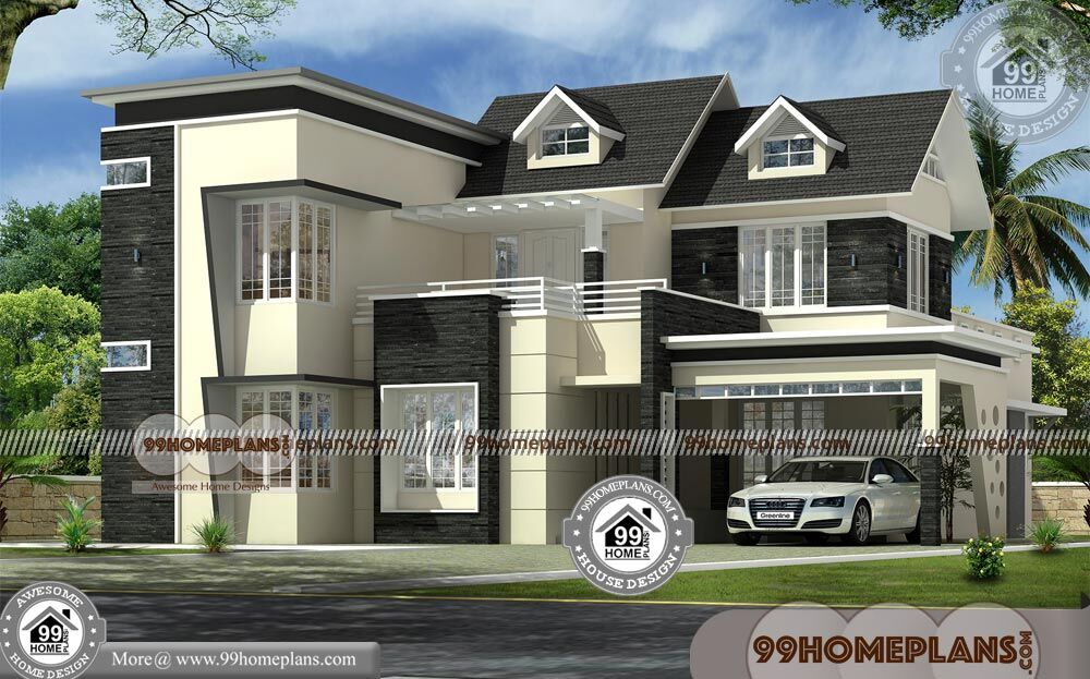 Kerala House Elevation Models With 3d Elevations Best Modern Designs