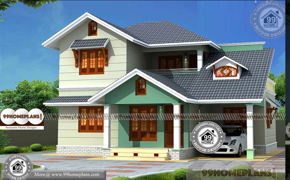 Kerala Traditional Small House with Double Story Ultra Modern Home Plan