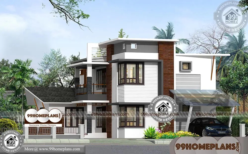 Modern 2 Storey Homes with Contemporary Styles & Vaastu Based House