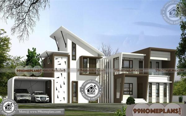Modern Double Story House Designs Kerala Home Design
