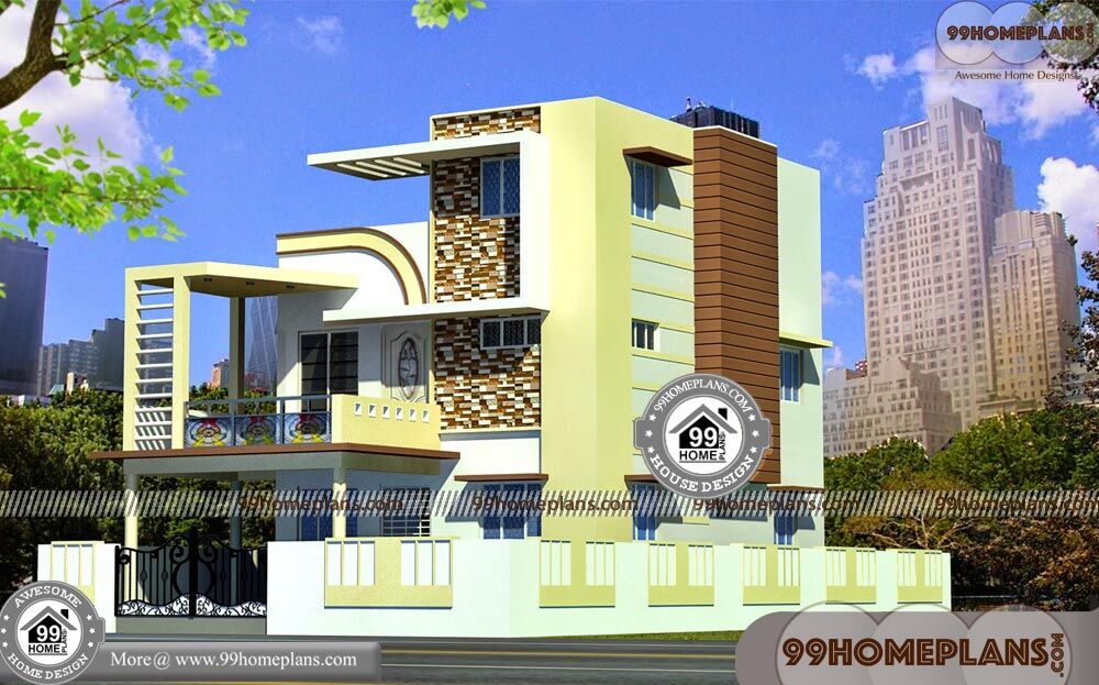 Modern Indian House Plans With Photos, Modern Tower House Plans
