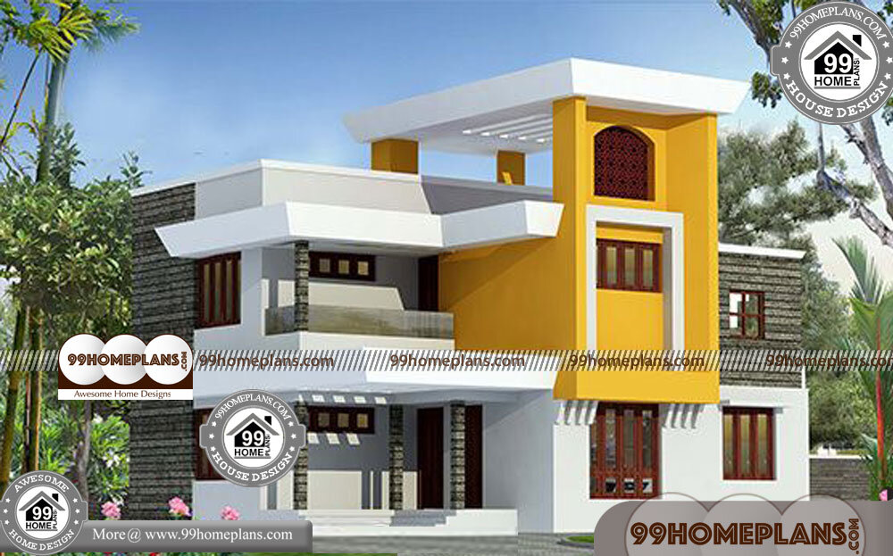 Modern Narrow House Design 80+ Two Storey Residential House Plans