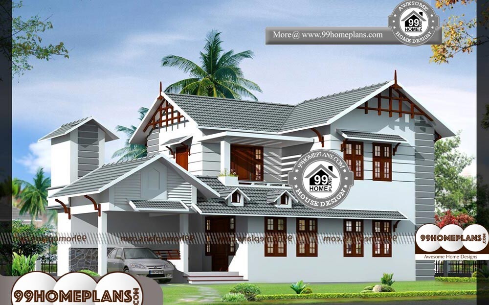 Simple Home Design – 2 Story 1839 sqft-Home