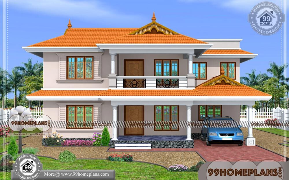 South Indian  House  Design  with Kerala Traditional House  