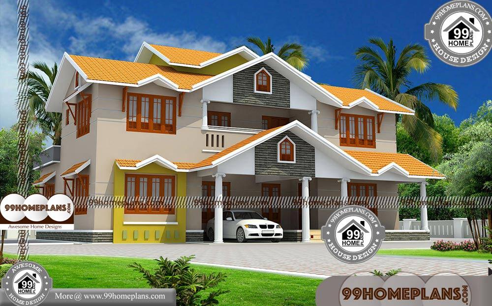 Traditional Home Kerala with Double Story Modern Low Cost Collections