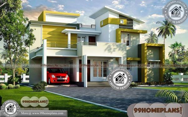 Two Storey House with Contemporary Style Home Exterior Design Ideas Two Storey House with Contemporary Style Home Exterior Design Ideas