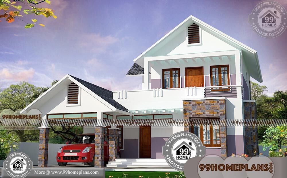 Veedu Plans And Elevations | Two Story Ultra Modern ...