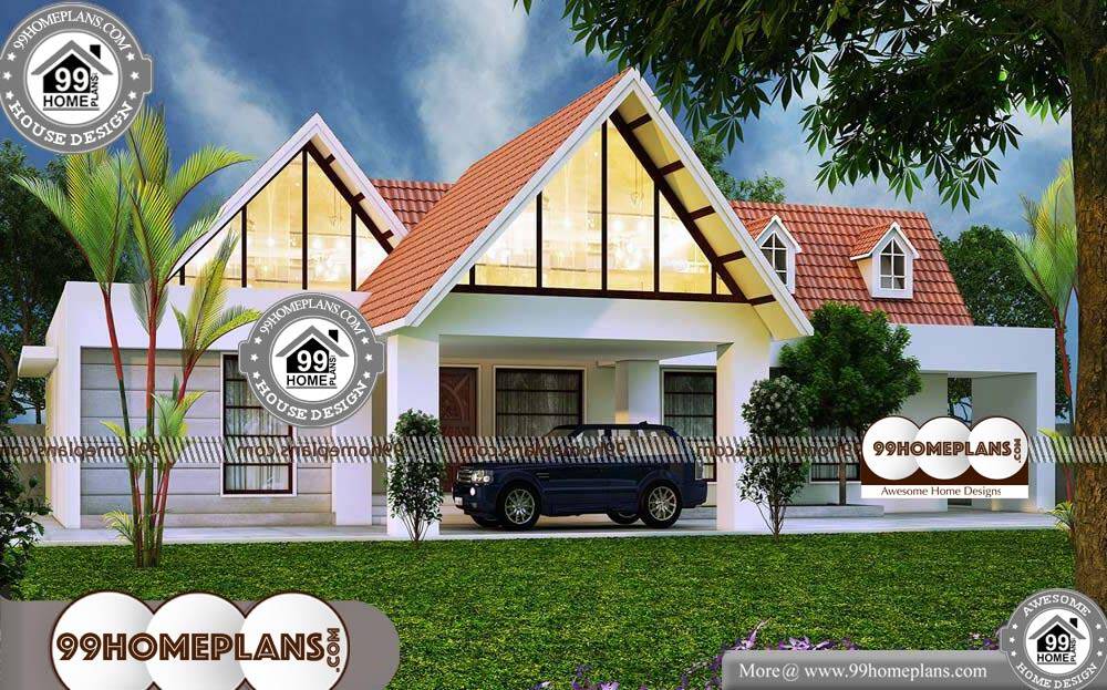 1 Story Luxury House Plans - Single Story 2889 sqft-Home