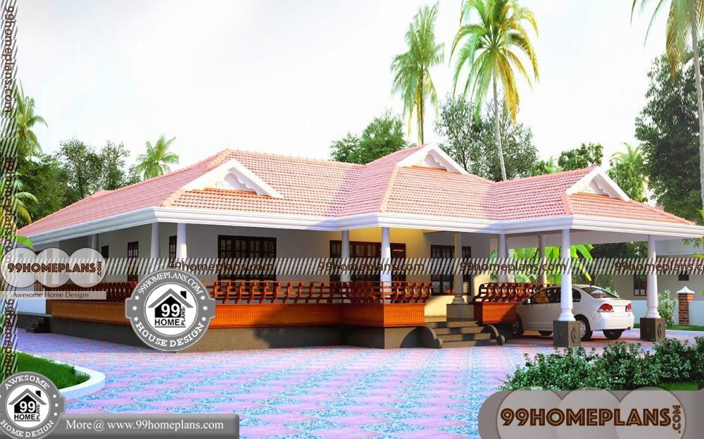 1 Level House Plans 75+ Beautiful Homes In Low Budget Modern Villas