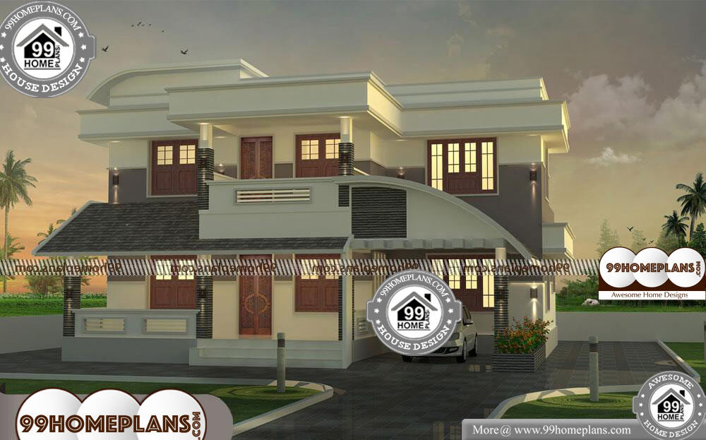 2 Story House Blueprints - 2 Story 2320 sqft-Home