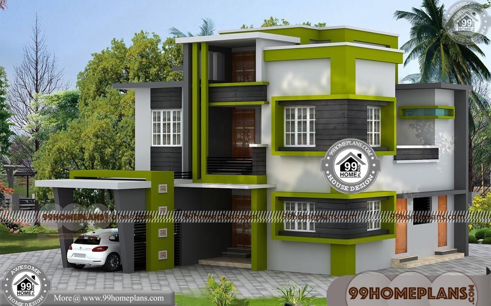 3 Floor House Plans 100 Kerala Model