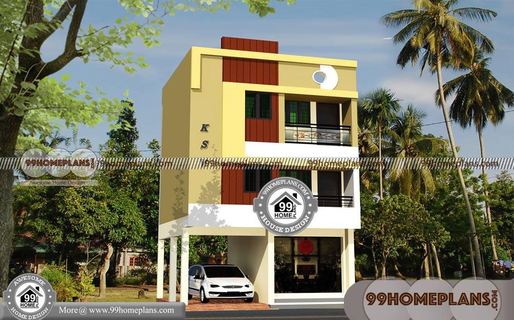 3 Story House Plans Small Lot | 35+ Modern Kerala Luxury 
