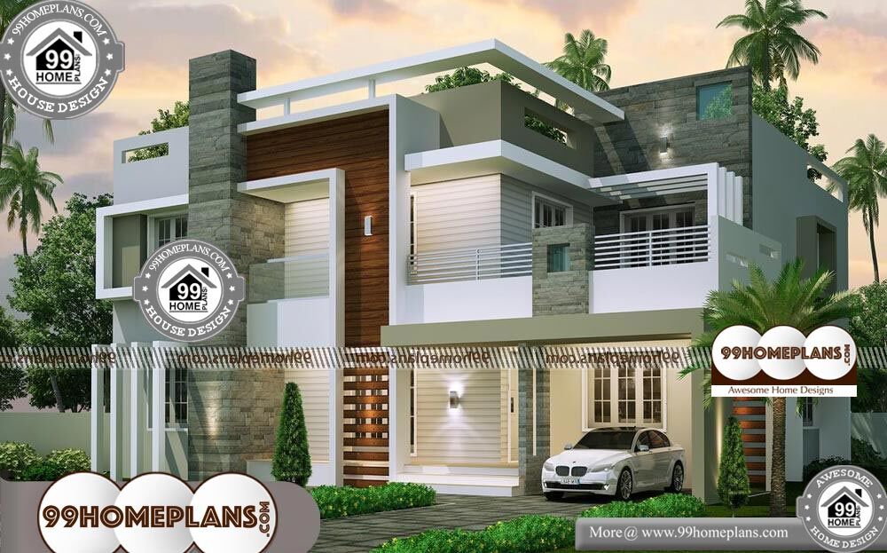 3D House Design Exterior - 2 Story 2853 sqft-Home