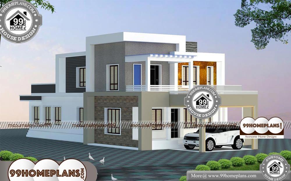 3D Exterior Home Design - 2 Story 2300 sqft-Home